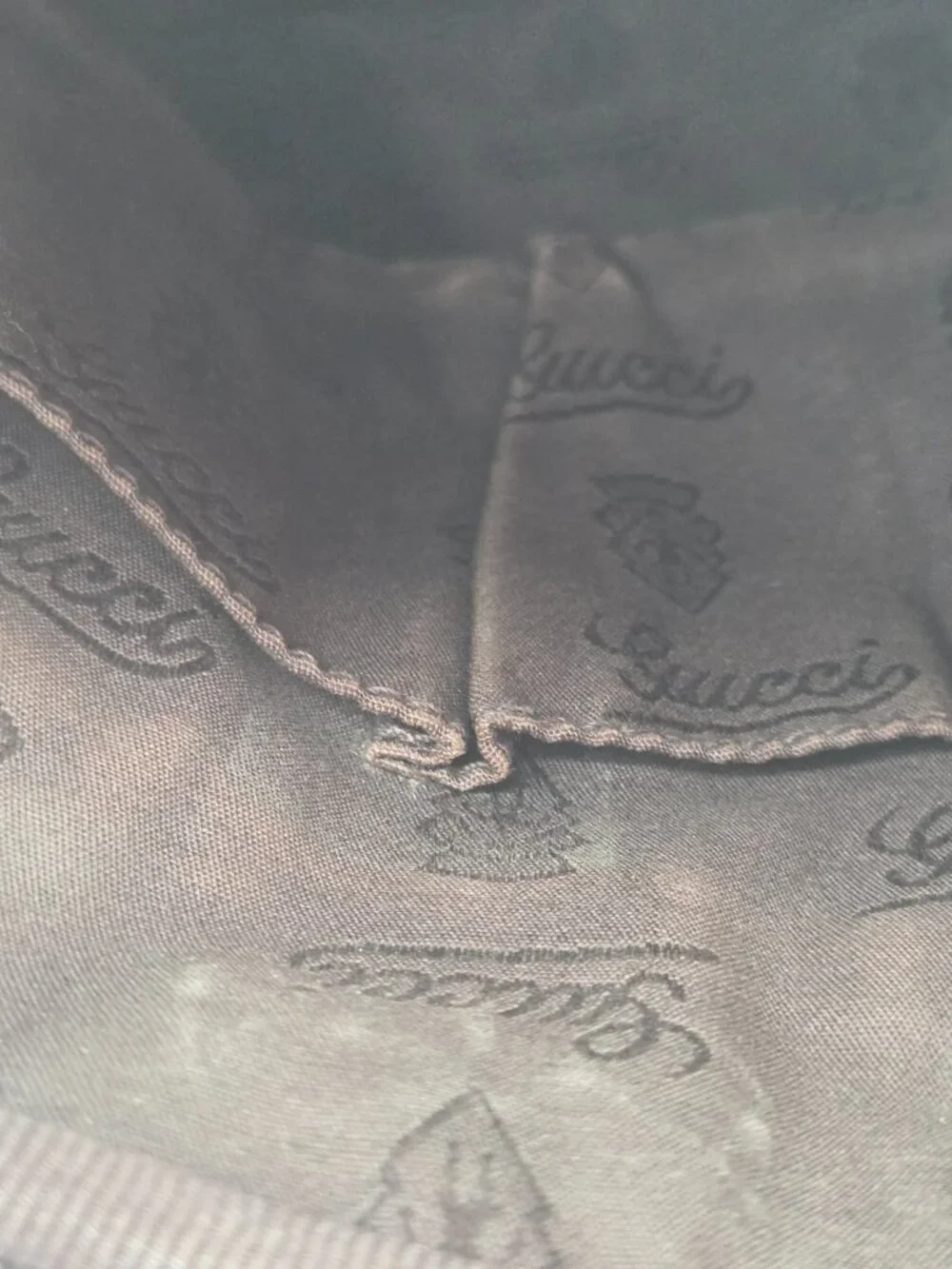 Gucci GG Imprime Medium Messenger Bag | Olive Green Monogram | Authentic
